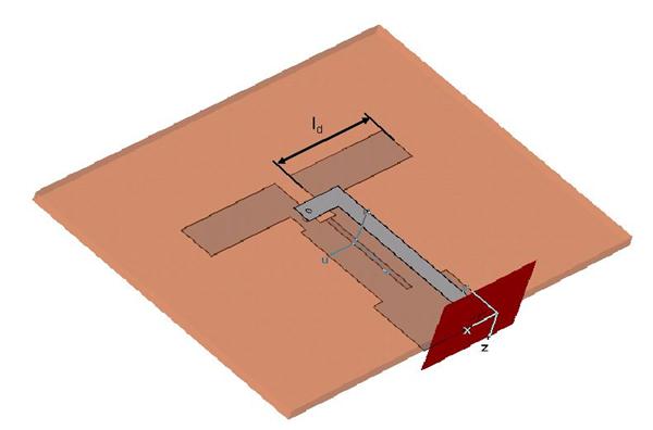 図1: プリントダイポールのデザイン