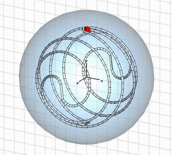 図 1：小型ダイポールの 3次元 モデル